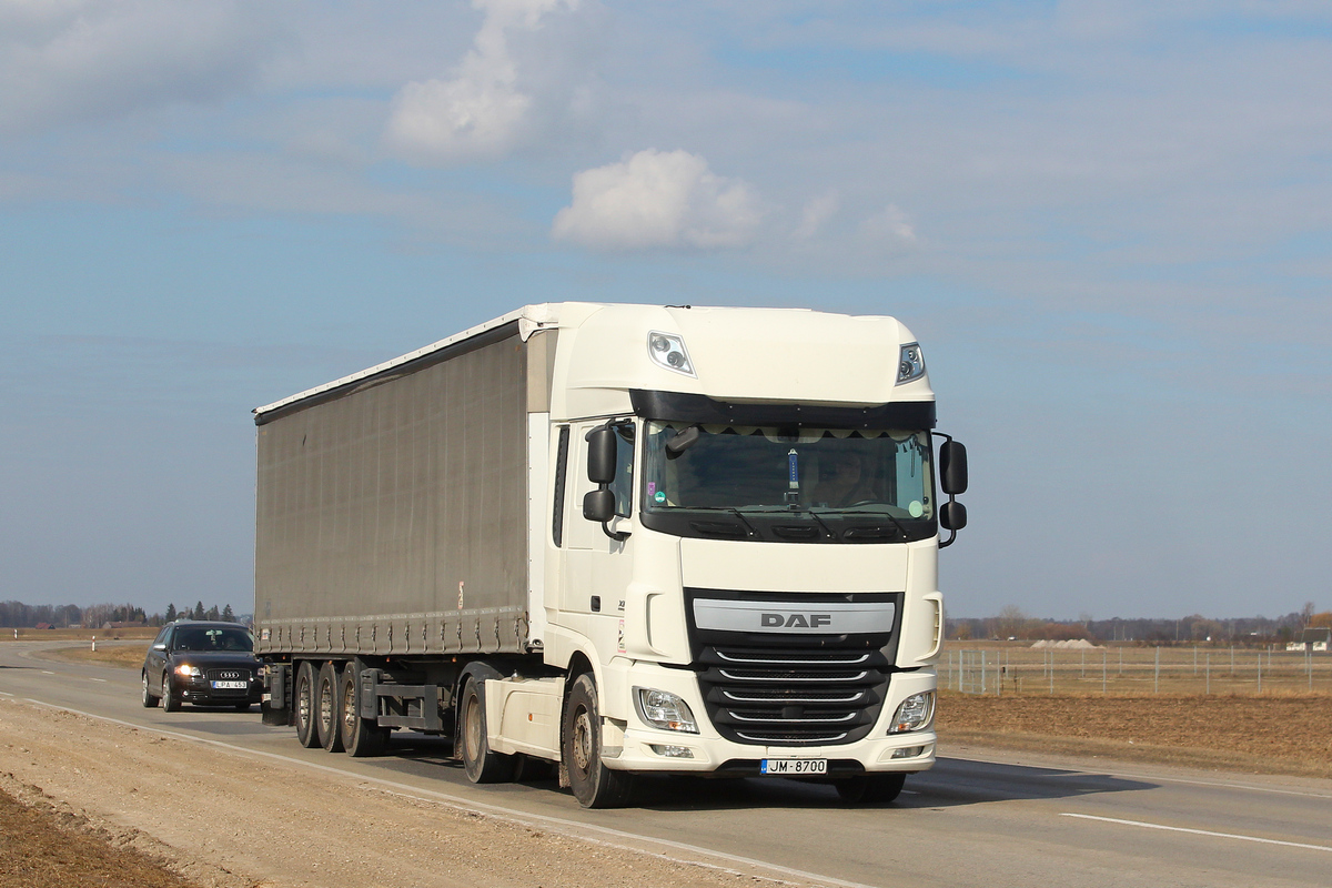 Латвия, № JM-8700 — DAF XF Euro6 FT