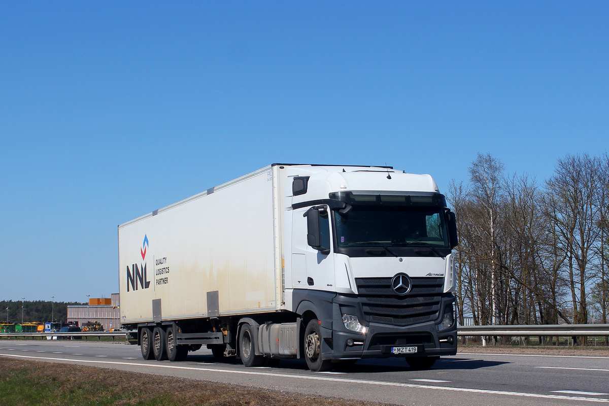 Литва, № MZT 419 — Mercedes-Benz Actros ('2011)
