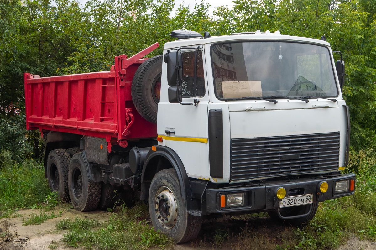 Пензенская область, № О 320 ОМ 58 — МАЗ-551605