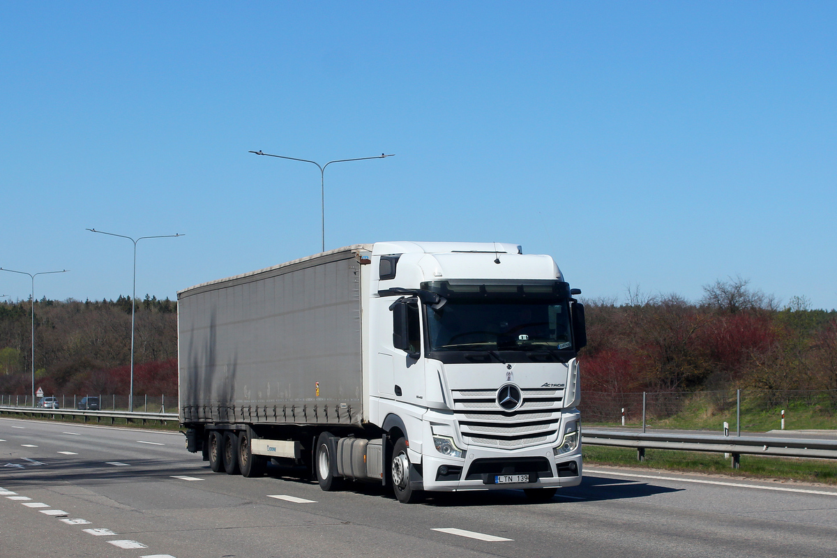 Литва, № LTN 139 — Mercedes-Benz Actros ('2018)