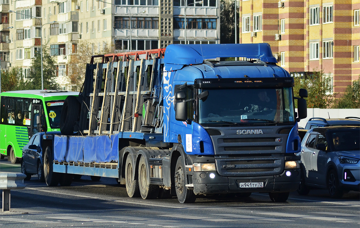 Тюменская область, № Н 941 ТУ 72 — Scania ('2004) P380