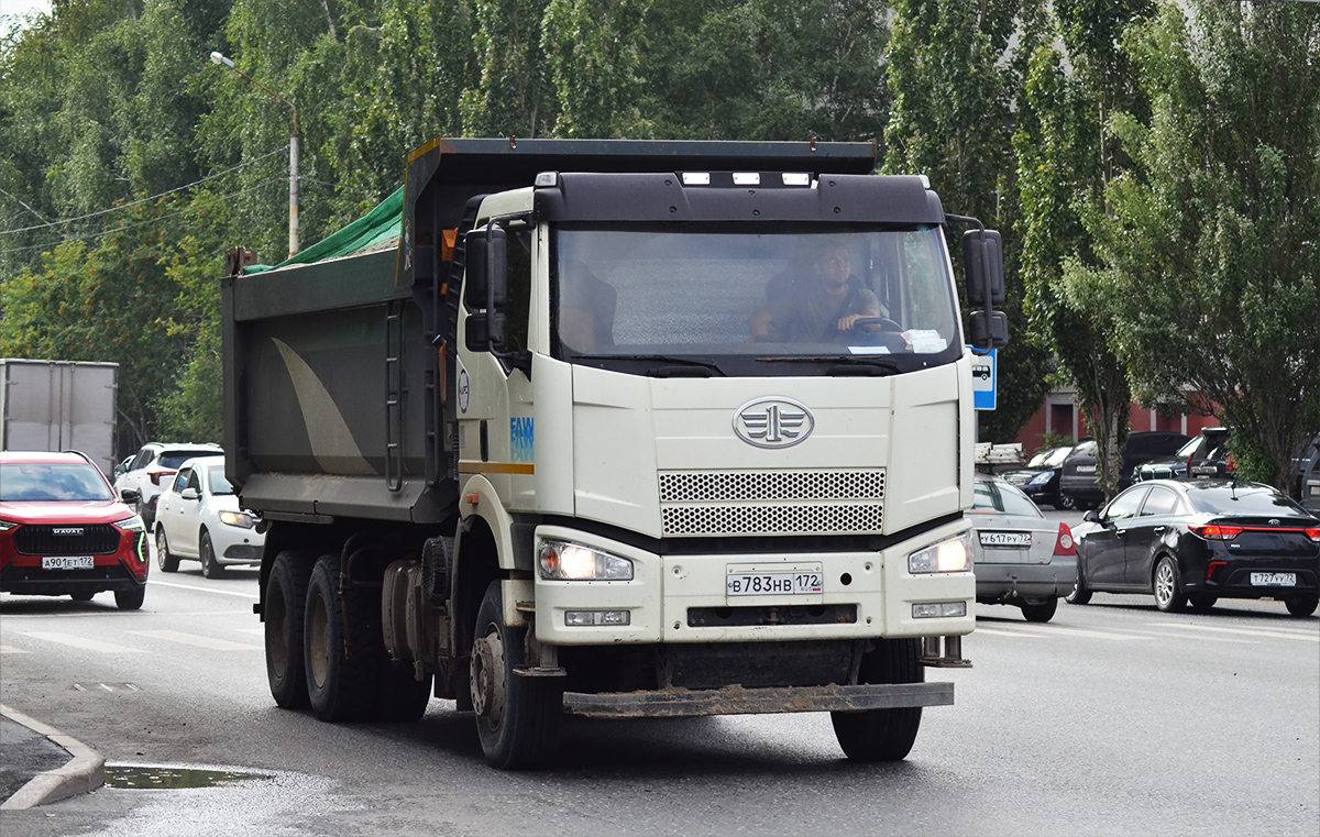 Тюменская область, № В 783 НВ 172 — FAW J6 (общая модель)