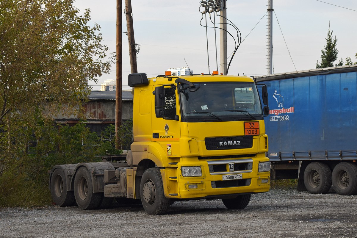 Алтайский край, № В 450 ВУ 122 — КамАЗ-65206-S5(87)