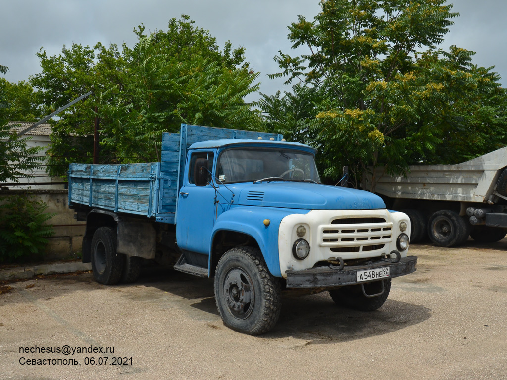 Севастополь, № А 548 НЕ 92 — ЗИЛ-431410