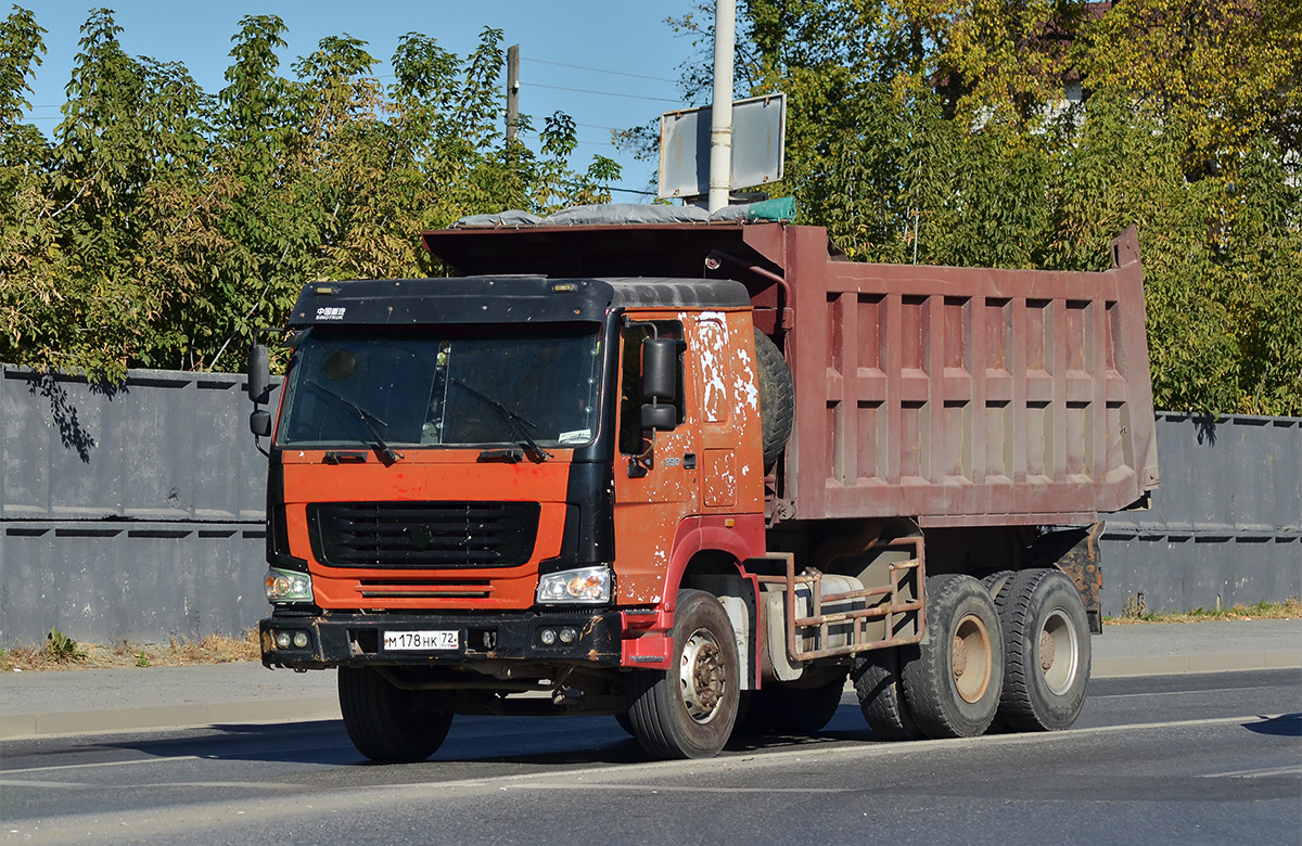 Тюменская область, № М 178 НК 72 — Howo HW ZZ3257