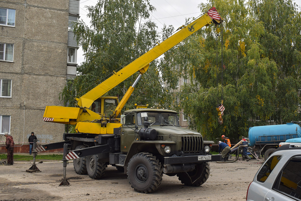 Алтайский край, № Н 851 ВХ 22 — Урал-4320-10