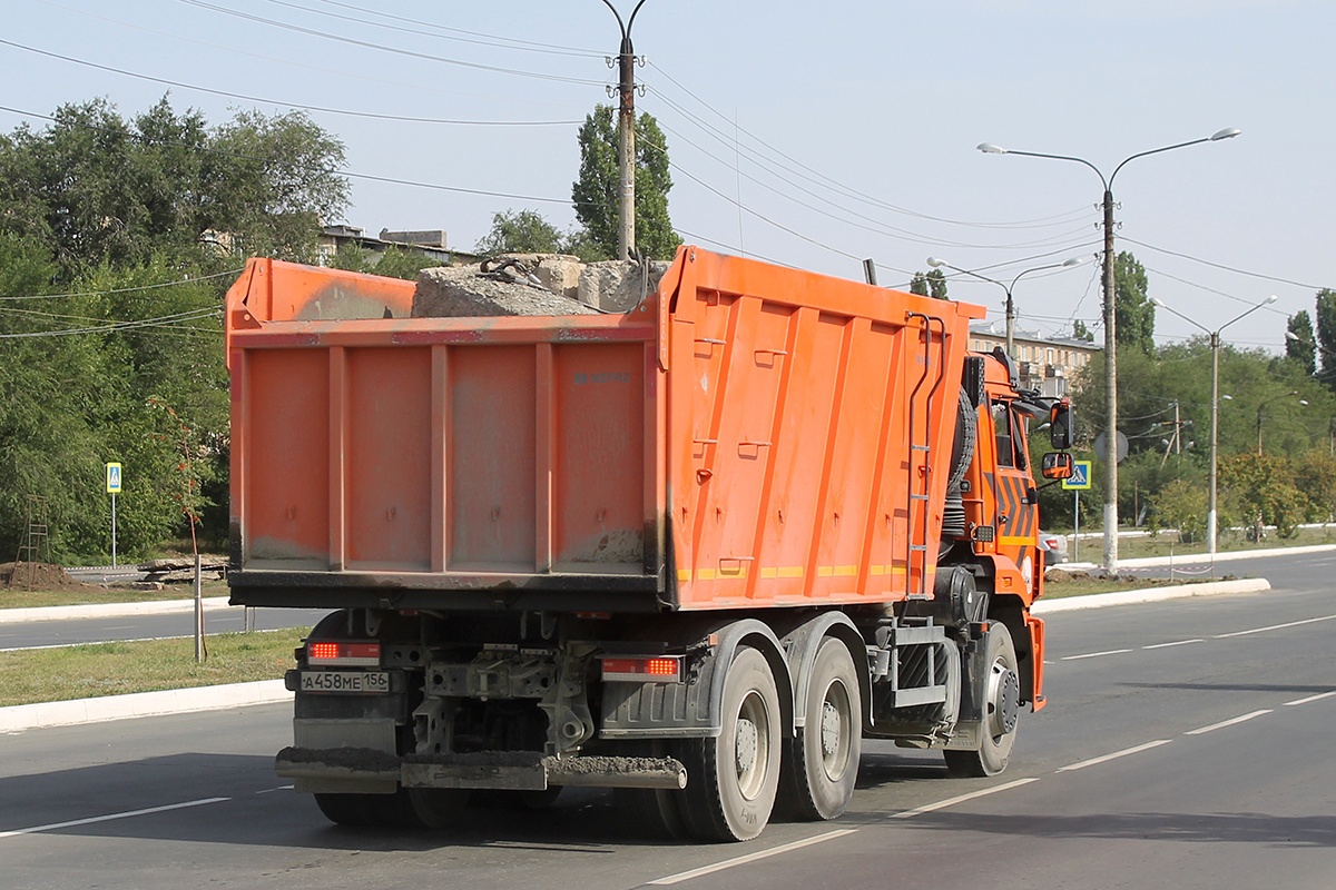Оренбургская область, № А 458 МЕ 156 — КамАЗ-6520-53