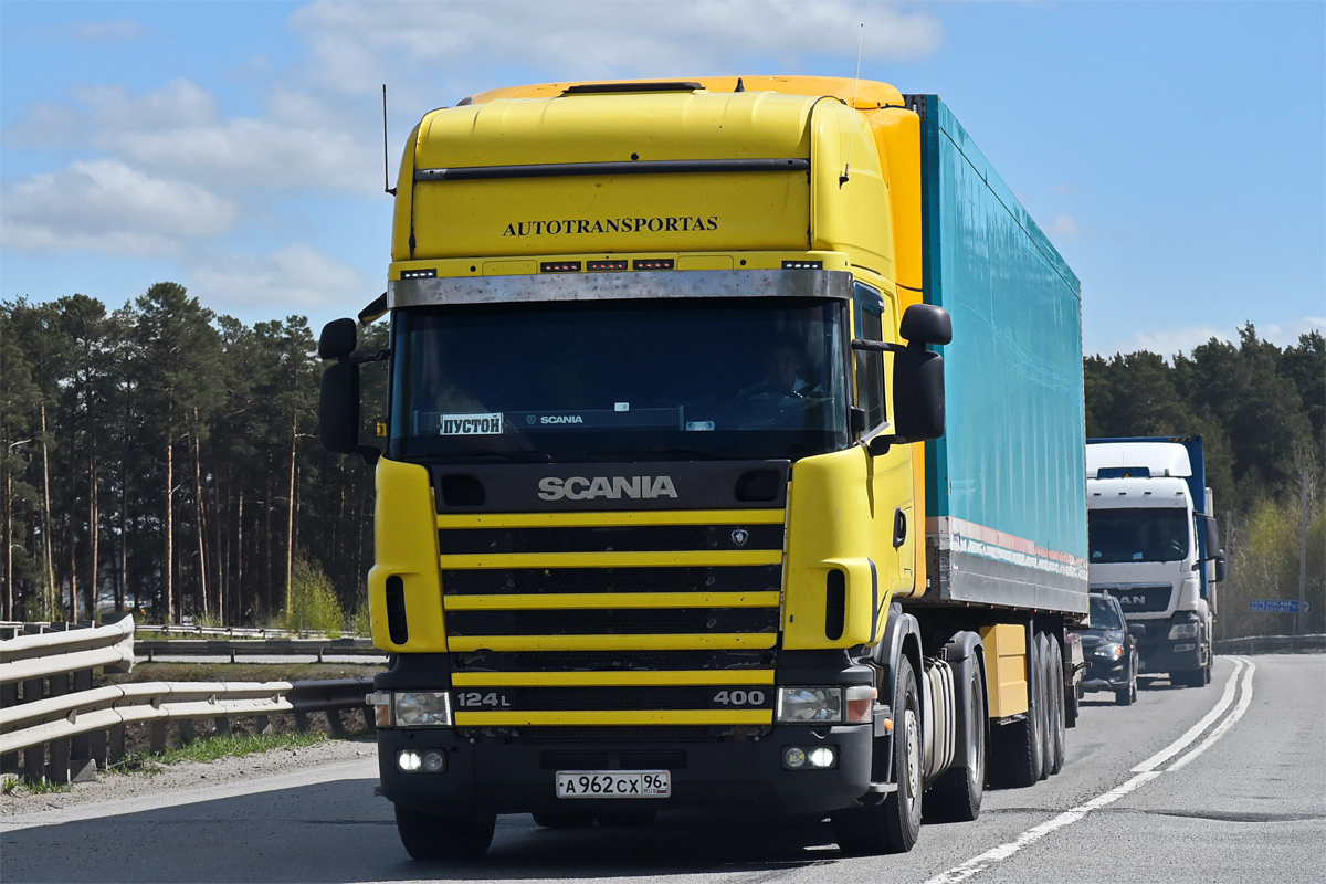 Свердловская область, № А 962 СХ 96 — Scania ('1996) R124L
