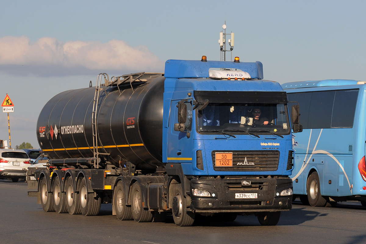 Тюменская область, № А 339 СС 172 — МАЗ-6430B9