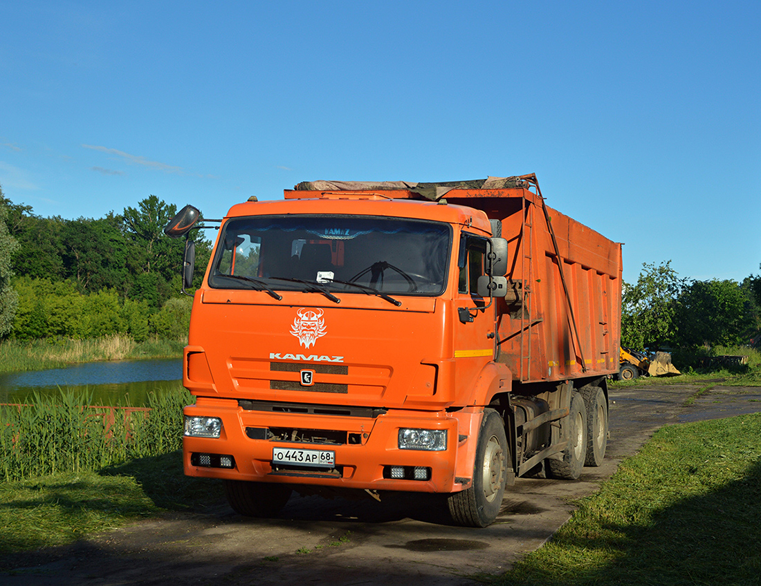 Тамбовская область, № О 443 АР 68 — КамАЗ-6520-63
