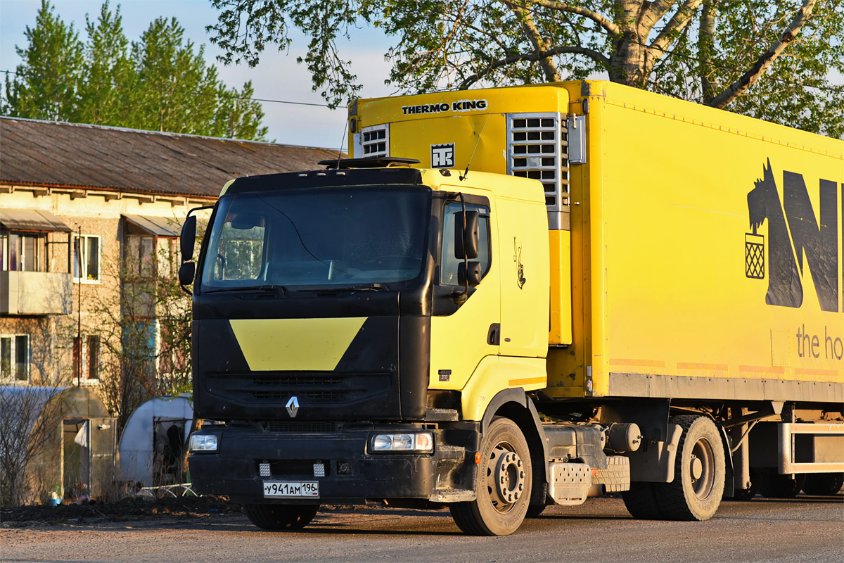Свердловская область, № У 941 АМ 196 — Renault Premium ('1996)