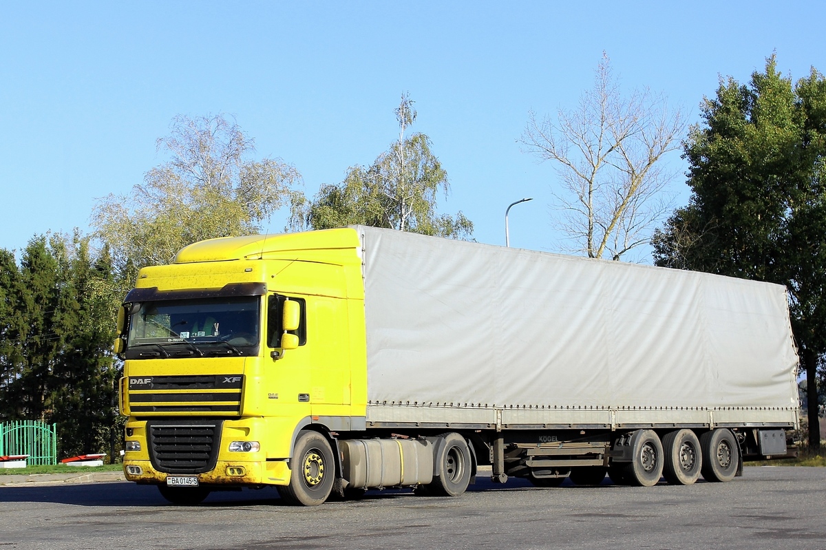 Минская область, № ВА 0145-5 — DAF XF105 FT