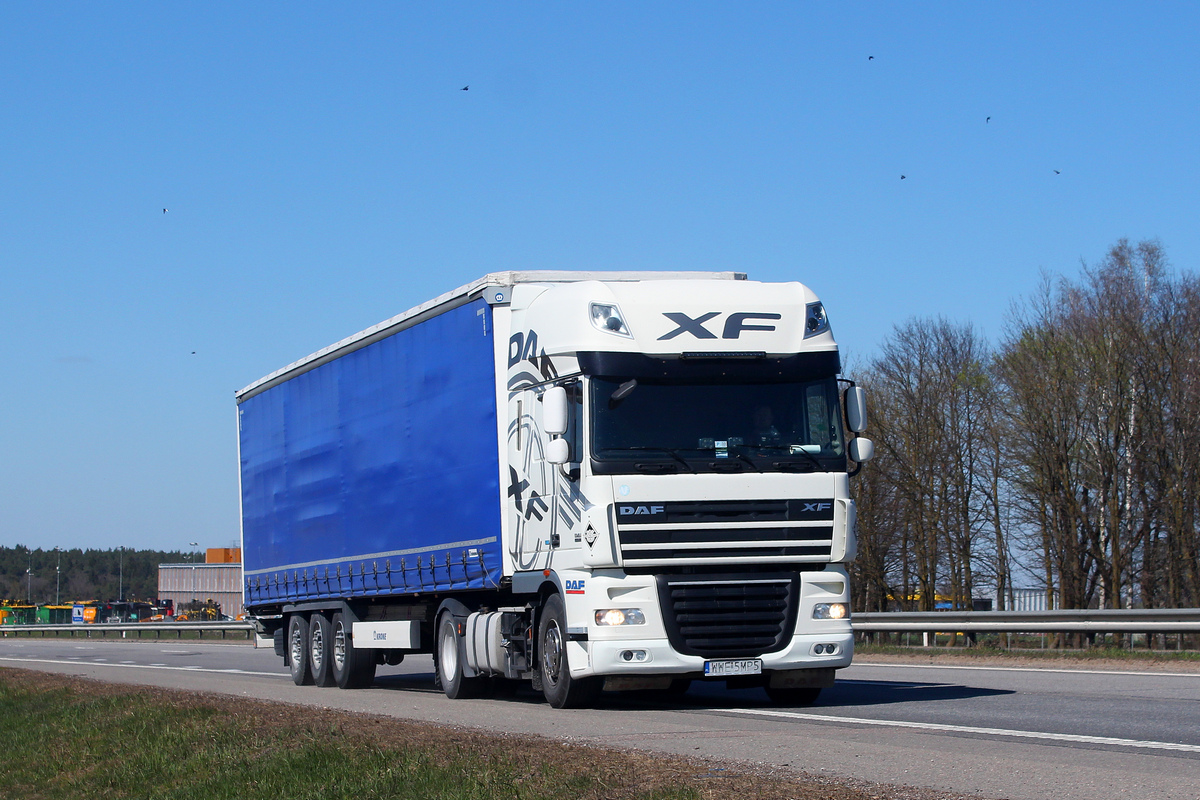 Польша, № WWE 5MP5 — DAF XF105 FT