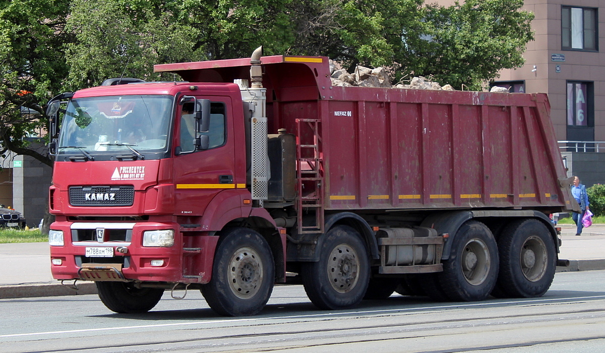 Санкт-Петербург, № М 788 АМ 198 — КамАЗ-65801-T5(68)