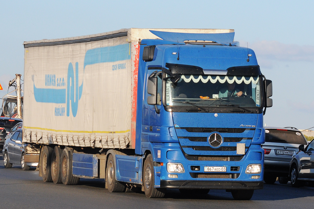 Акмолинская область, № 867 AED 03 — Mercedes-Benz Actros ('2009) 1844