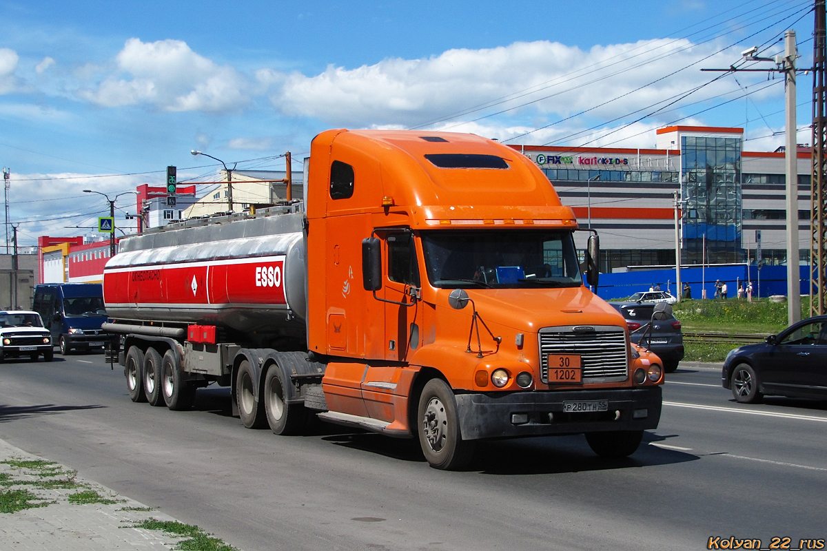 Омская область, № Р 280 ТН 55 — Freightliner Century Class