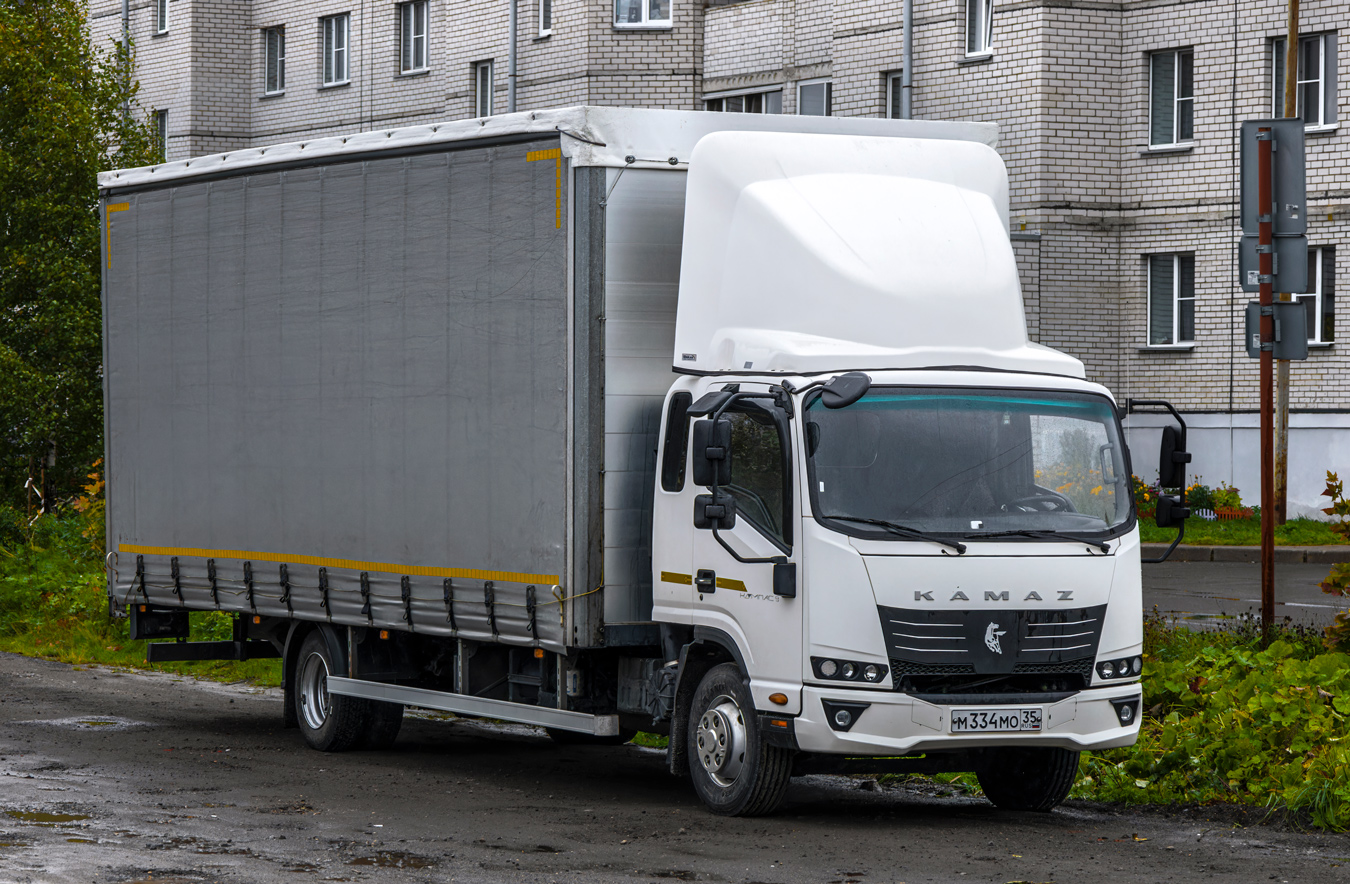 Вологодская область, № М 334 МО 35 — КамАЗ-43089-F5 "Компас 9"