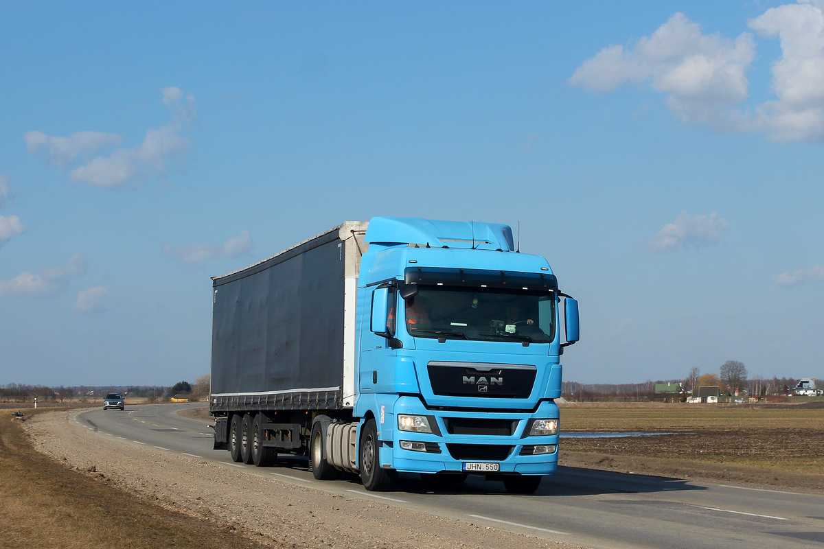 Литва, № JHN 550 — MAN TGX (общая модель)
