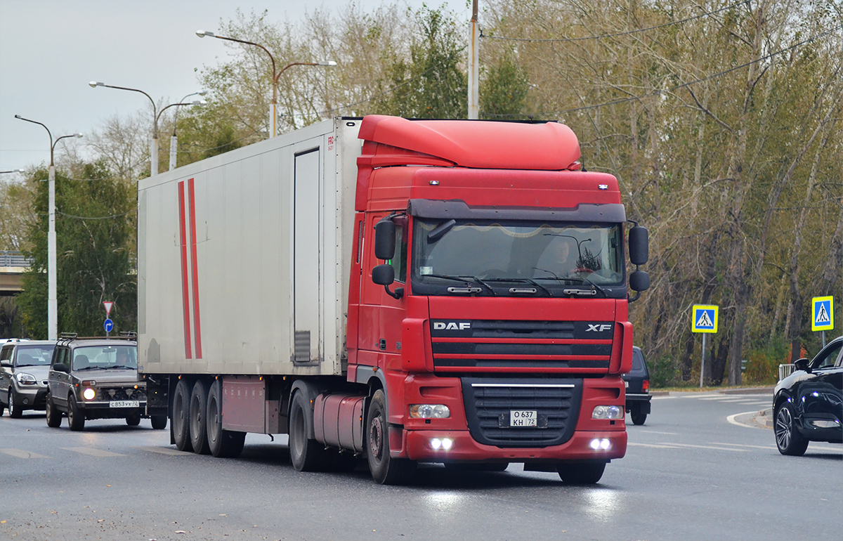 Тюменская область, № О 637 КН 72 — DAF XF105 FT