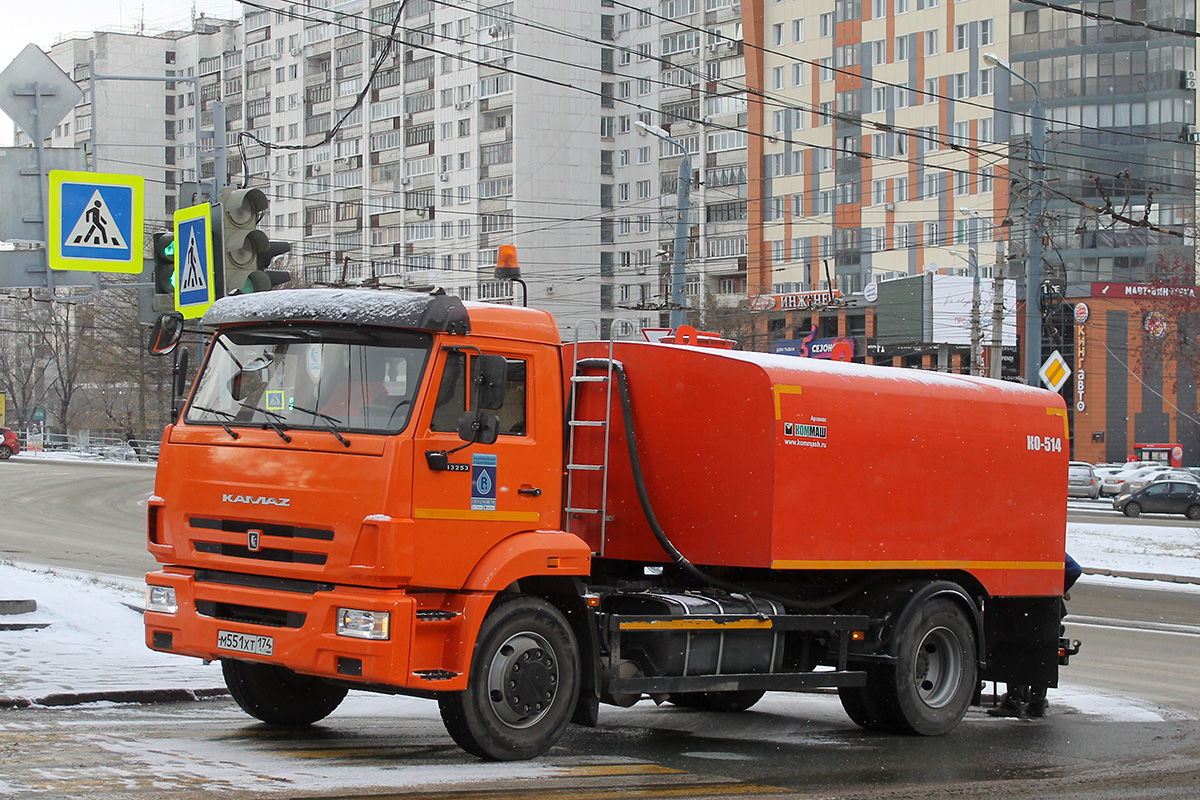 Челябинская область, № М 551 ХТ 174 — КамАЗ-43253 (общая модель)