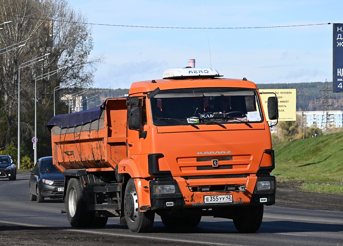 Кемеровская область, № Е 355 УУ 42 — КамАЗ-43255-H3(99)