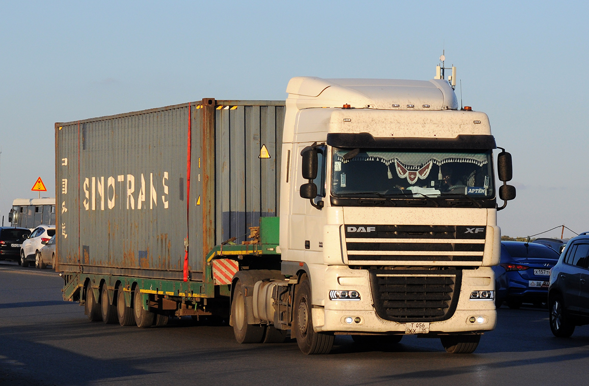 Омская область, № Т 056 ХХ 55 — DAF XF105 FT