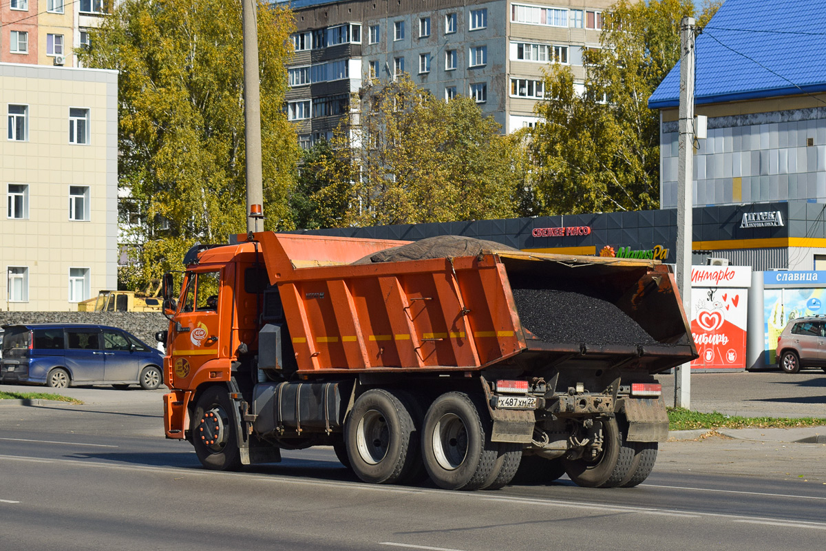 Алтайский край, № Х 487 ХМ 22 — КамАЗ-65115-50