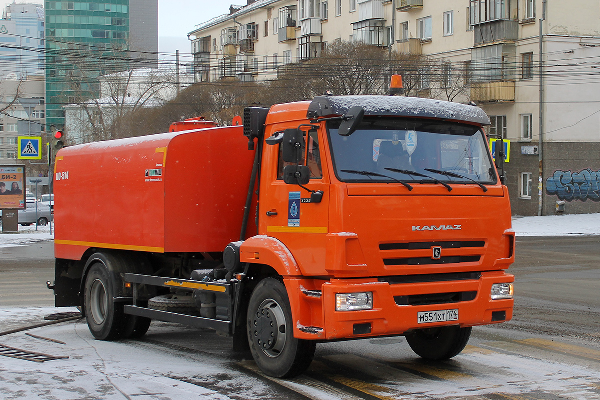 Челябинская область, № М 551 ХТ 174 — КамАЗ-43253 (общая модель)