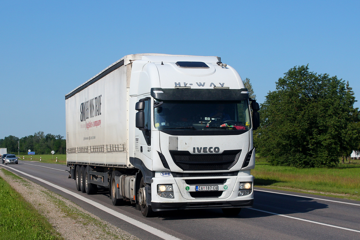 Сербия, № ČA 187-CU — IVECO Stralis ('2012) 460