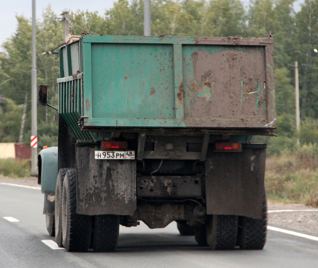 Липецкая область, № Н 953 РМ 48 — КрАЗ-256Б1