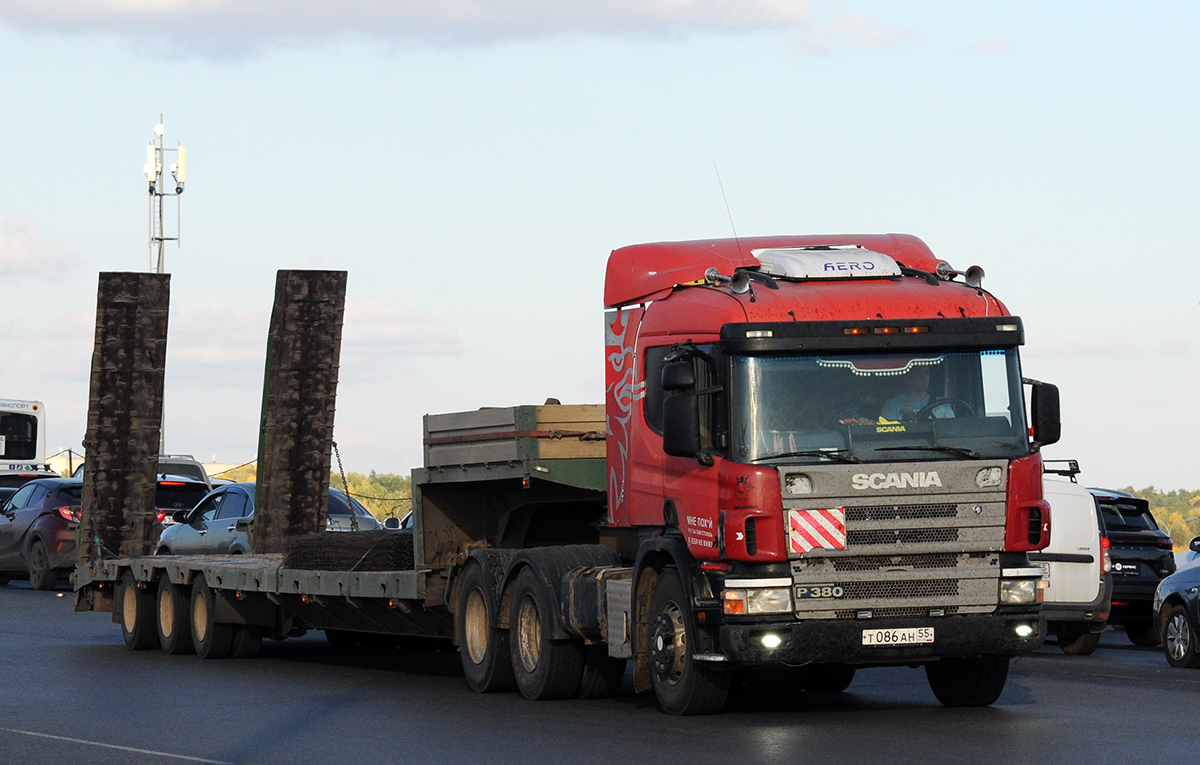 Омская область, № Т 086 АН 55 — Scania ('1996) P114G