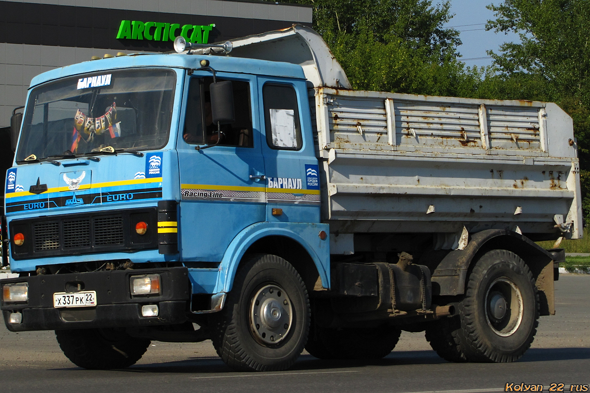 Алтайский край, № Х 337 РК 22 — МАЗ (общая модель)