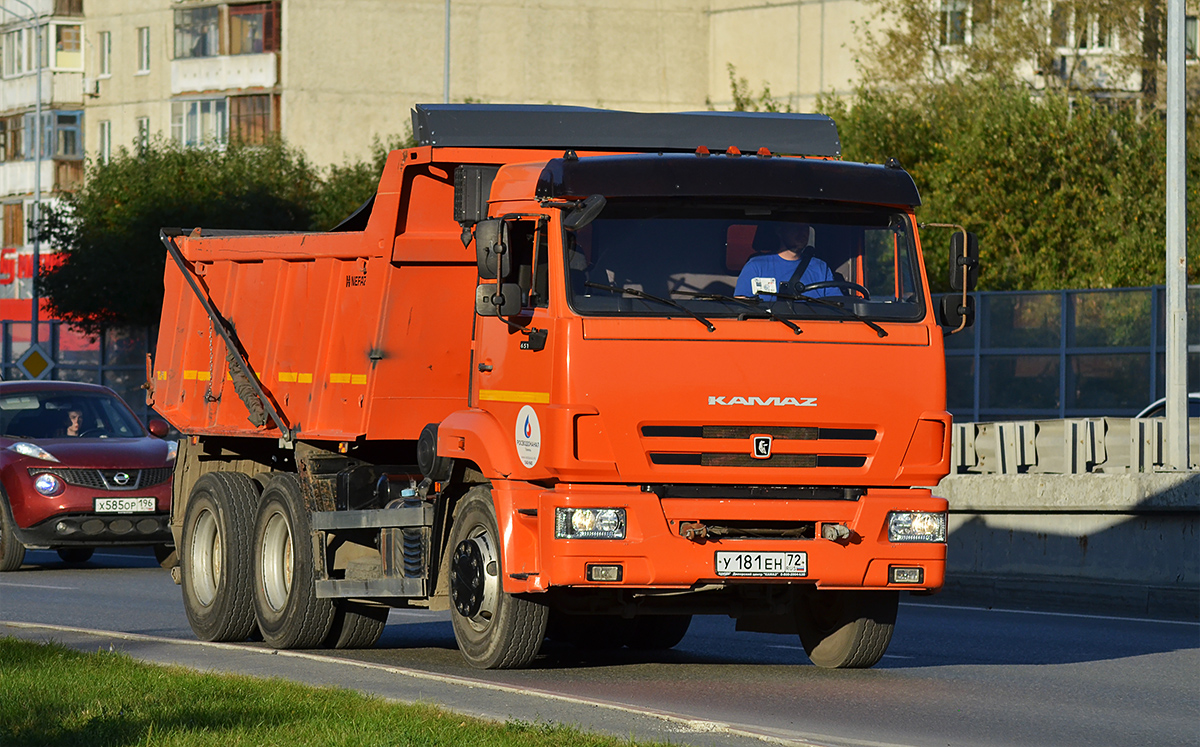 Тюменская область, № У 181 ЕН 72 — КамАЗ-65115-50