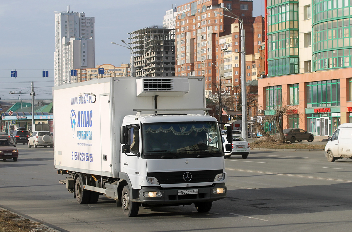 Челябинская область, № У 865 СС 174 — Mercedes-Benz Atego (общ.м)