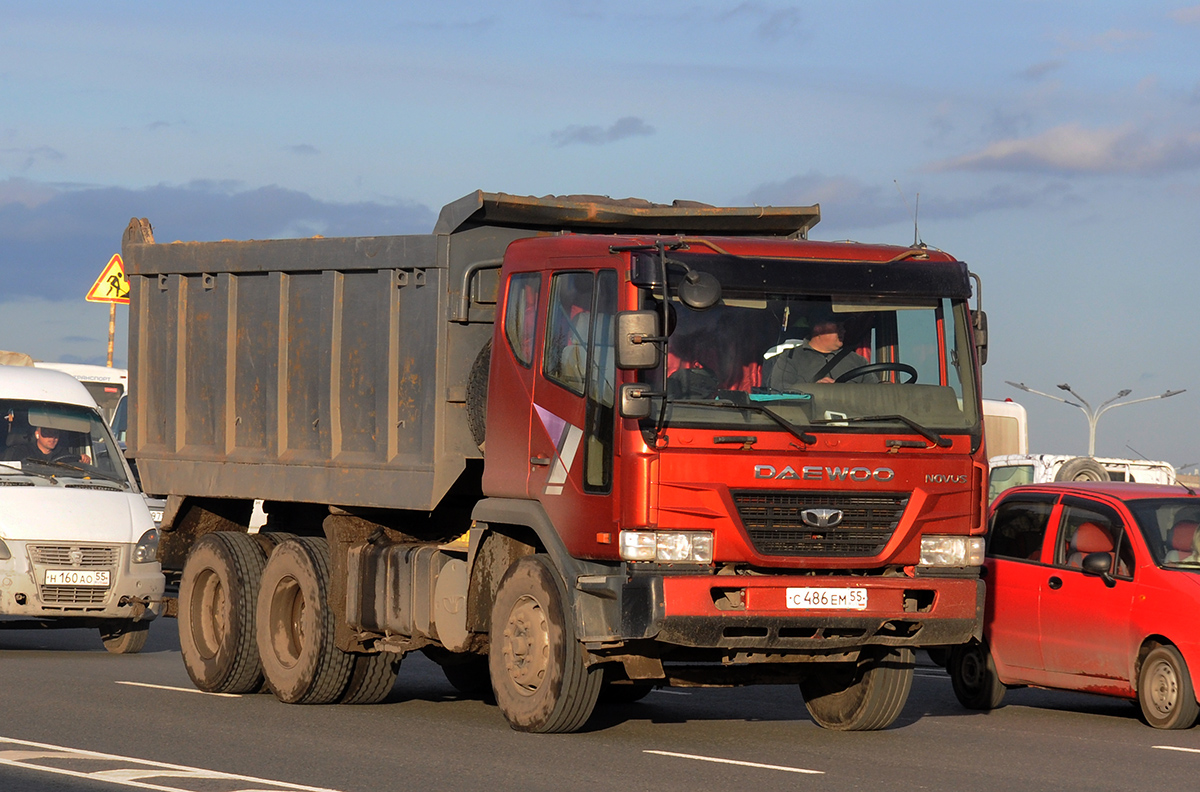 Омская область, № С 486 ЕМ 55 — Daewoo Novus