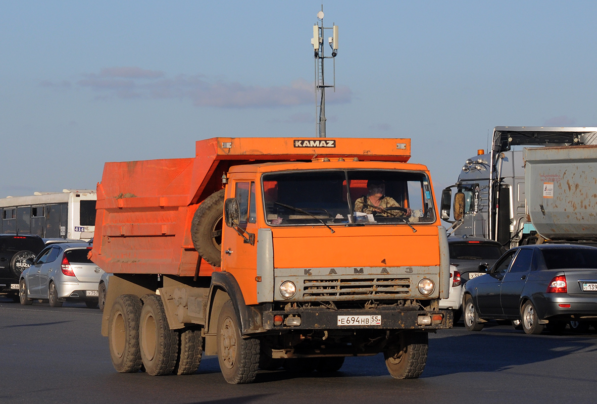 Омская область, № Е 694 НВ 55 — КамАЗ-55111 [551110]