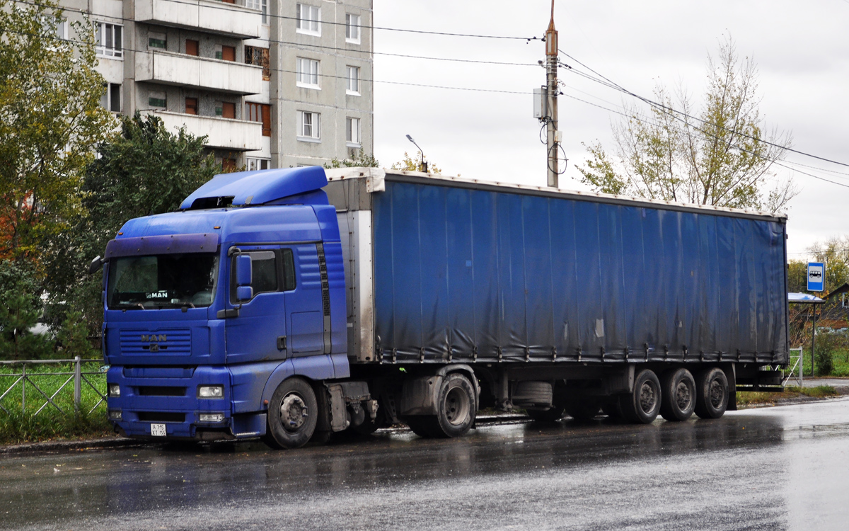 Омская область, № А 715 ХТ 155 — MAN TGA 18.480