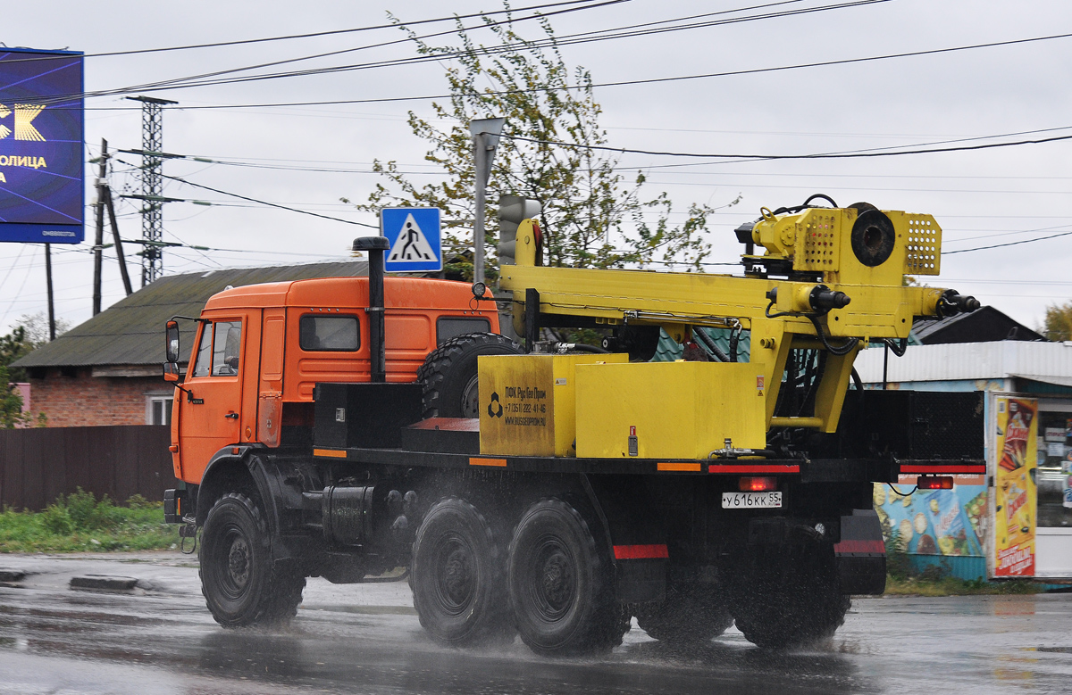 Омская область, № У 616 КК 55 — КамАЗ-43114-02 [43114C]