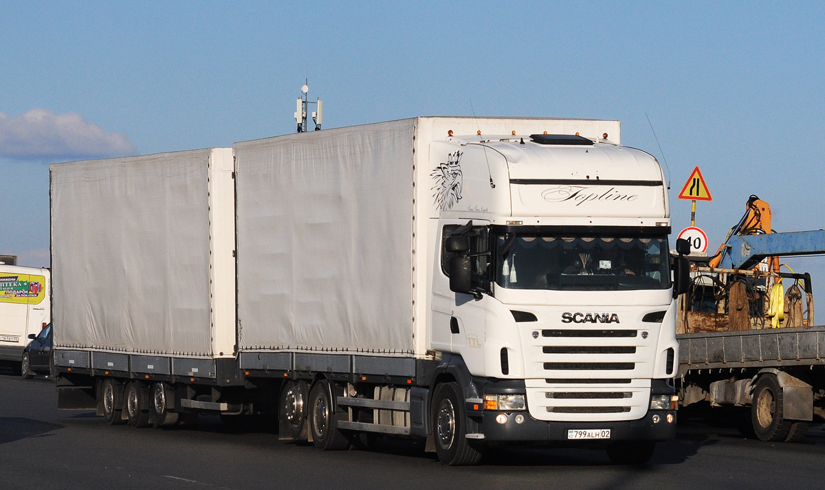 Алматы, № 799 ALH 02 — Scania ('2004, общая модель)