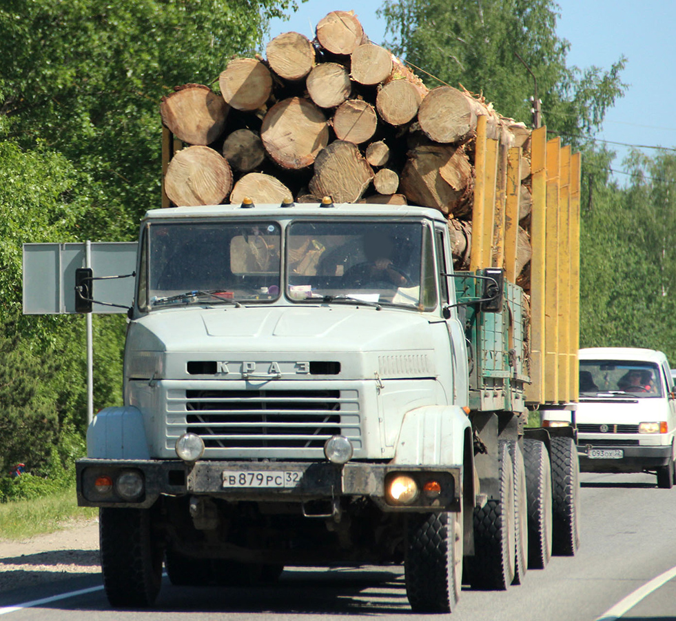 Брянская область, № В 879 РС 32 — КрАЗ-250
