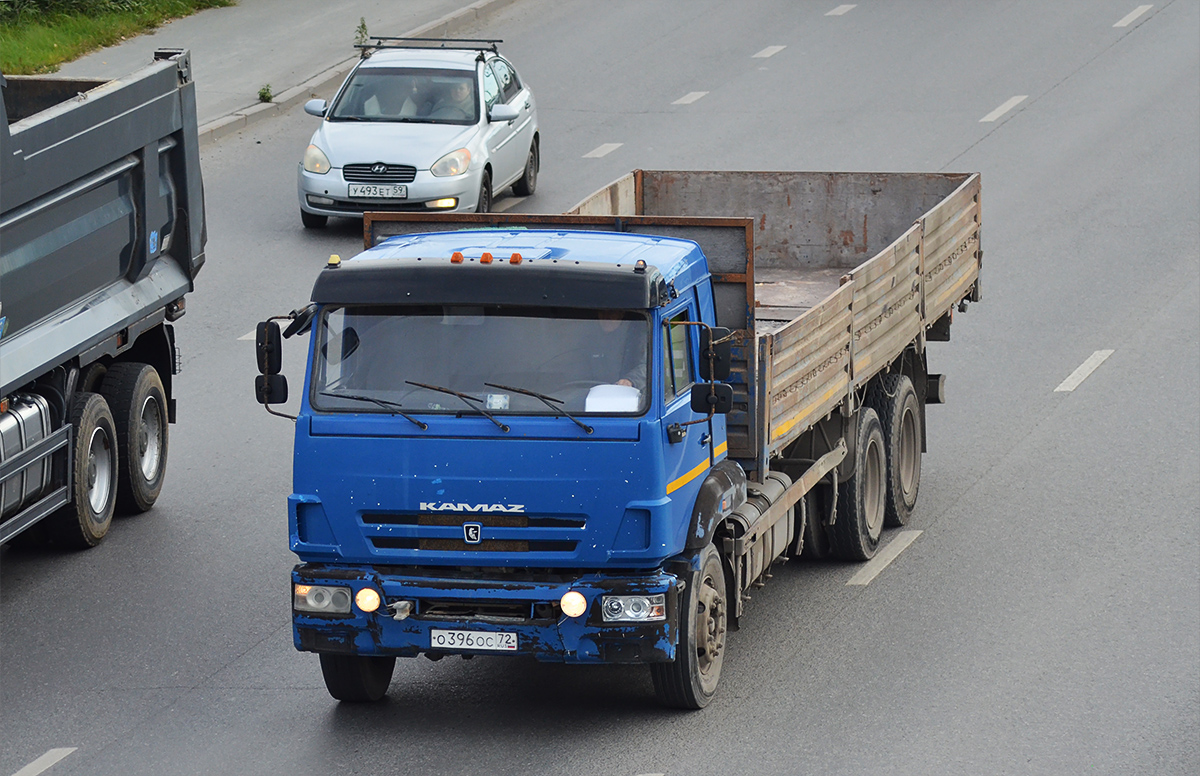 Тюменская область, № О 396 ОС 72 — КамАЗ-65117-N3(78)