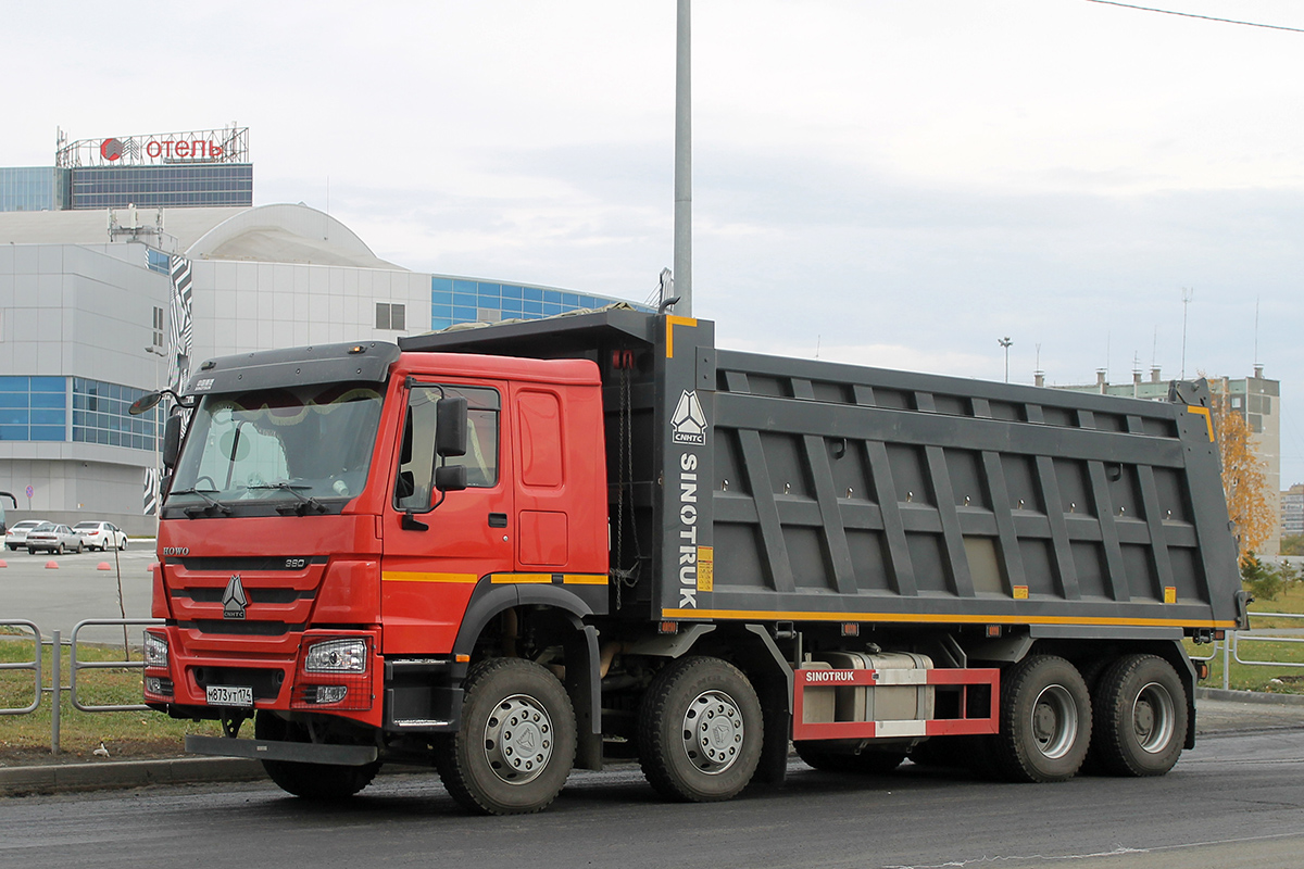 Челябинская область, № М 873 УТ 174 — Howo HW ZZ3407