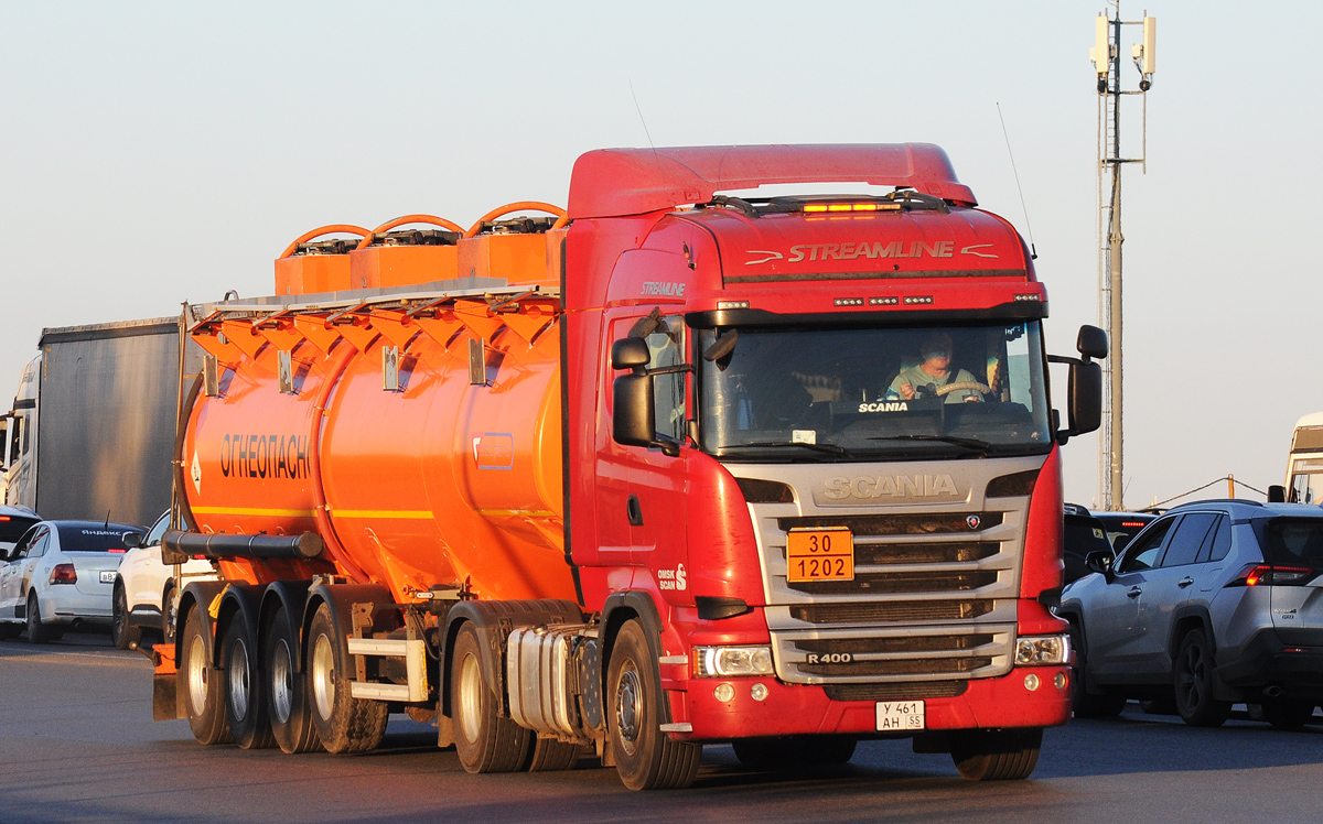Омская область, № У 461 АН 55 — Scania ('2009) R400