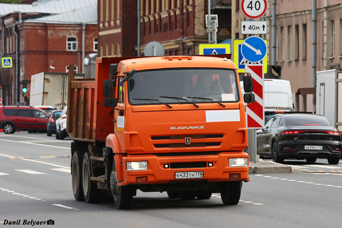 Санкт-Петербург, № Х 433 ТН 178 — КамАЗ-65115-L4(19)