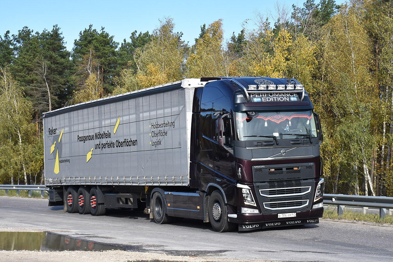 Рязанская область, № В 186 АМ 62 — Volvo ('2012) FH.460 [X9P]