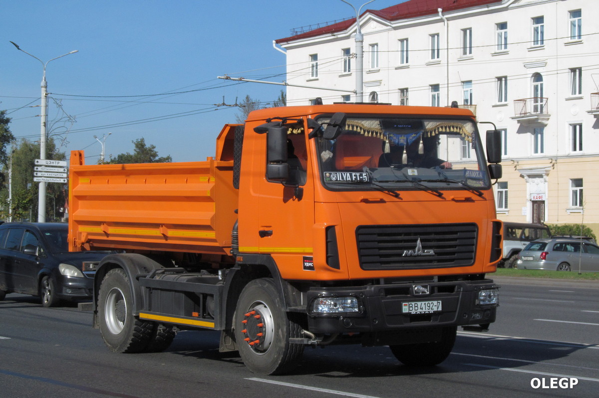 Минск, № ВВ 4192-7 — МАЗ-555025