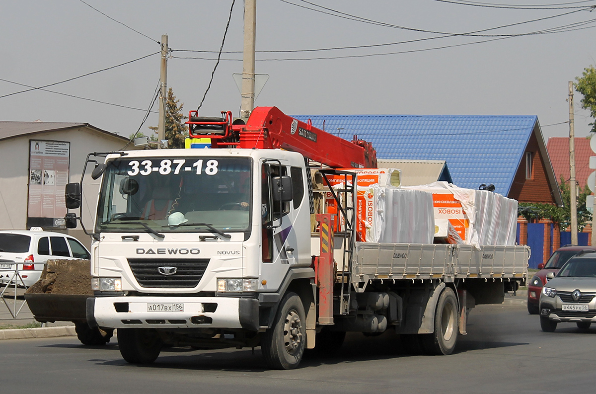Оренбургская область, № А 017 ВХ 156 — Daewoo Novus