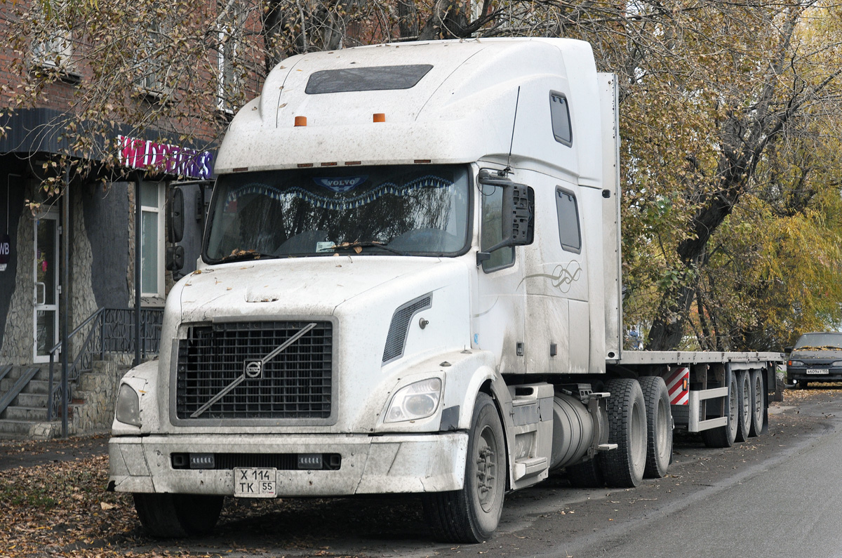 Омская область, № Х 114 ТК 55 — Volvo VN (Общая модель)