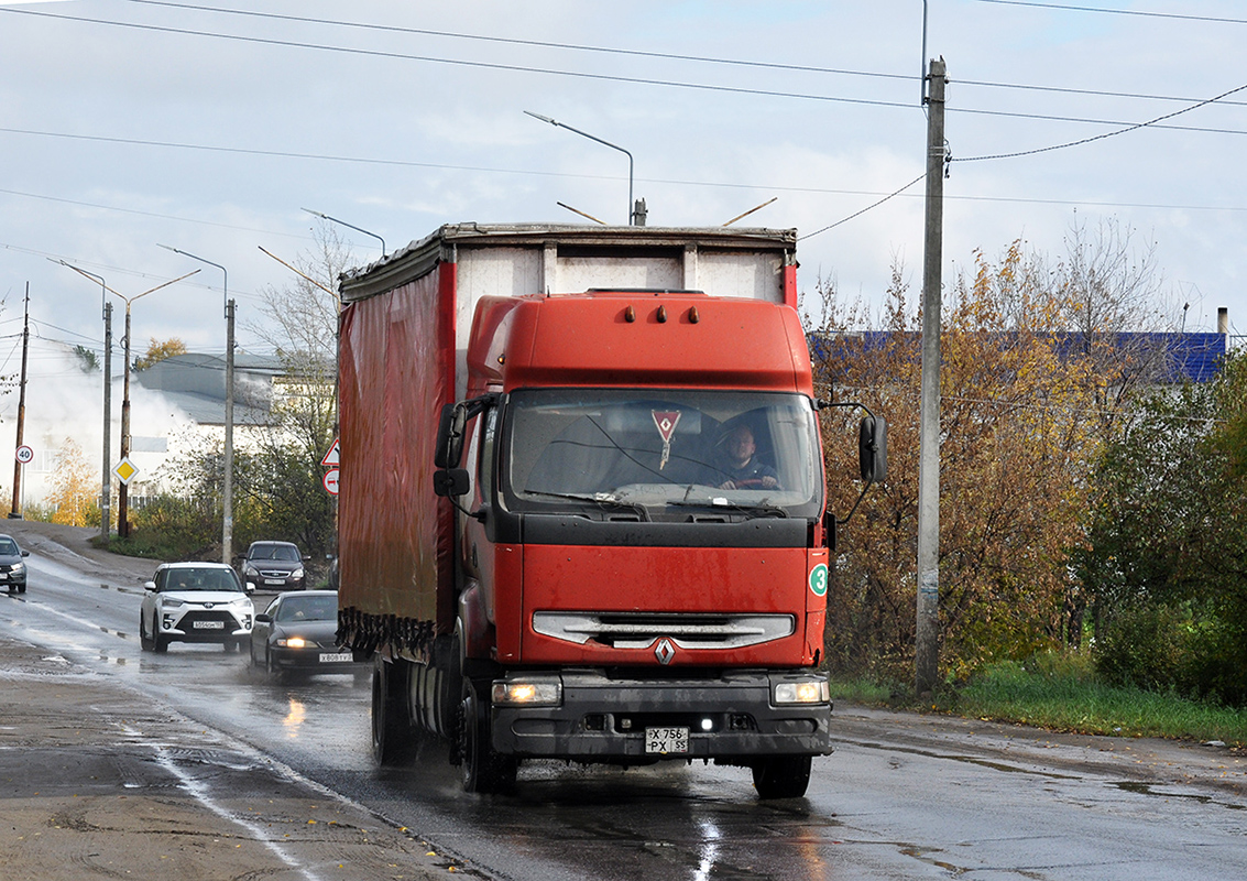 Омская область, № Х 756 РХ 55 — Renault Premium ('1996)