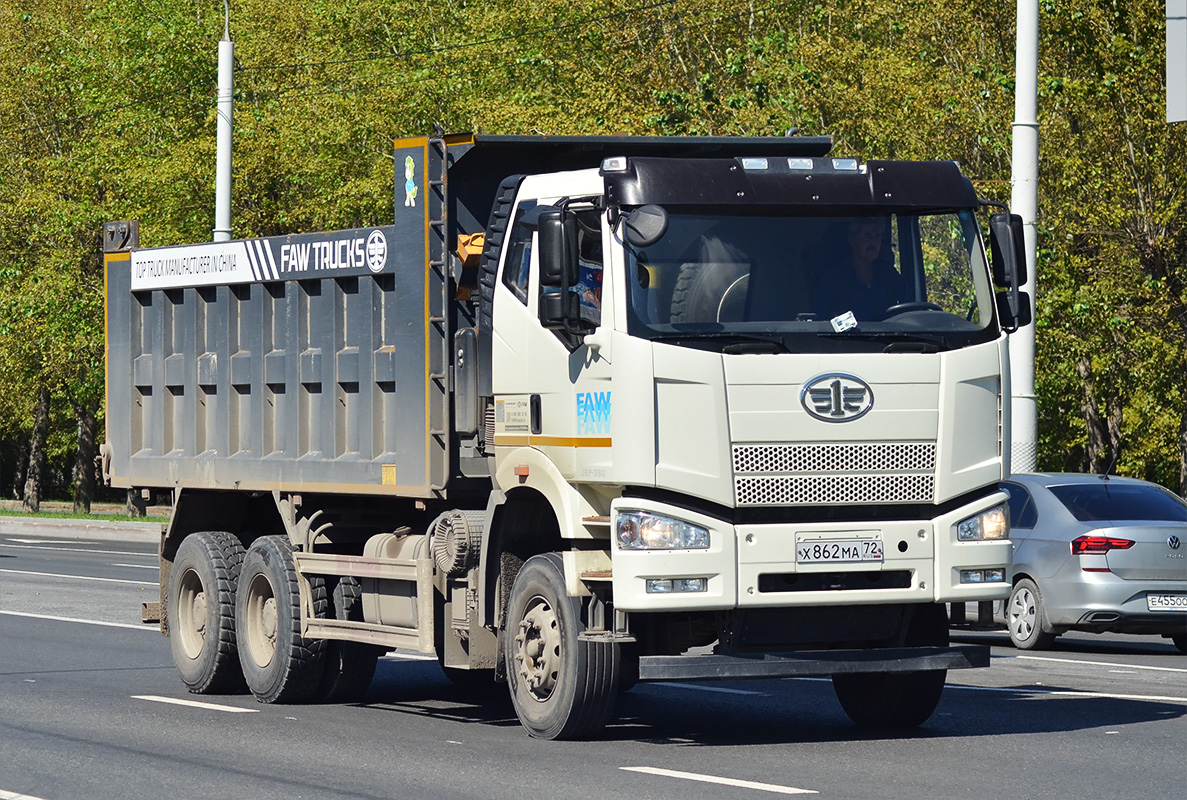 Тюменская область, № Х 862 МА 72 — FAW J6 CA3250
